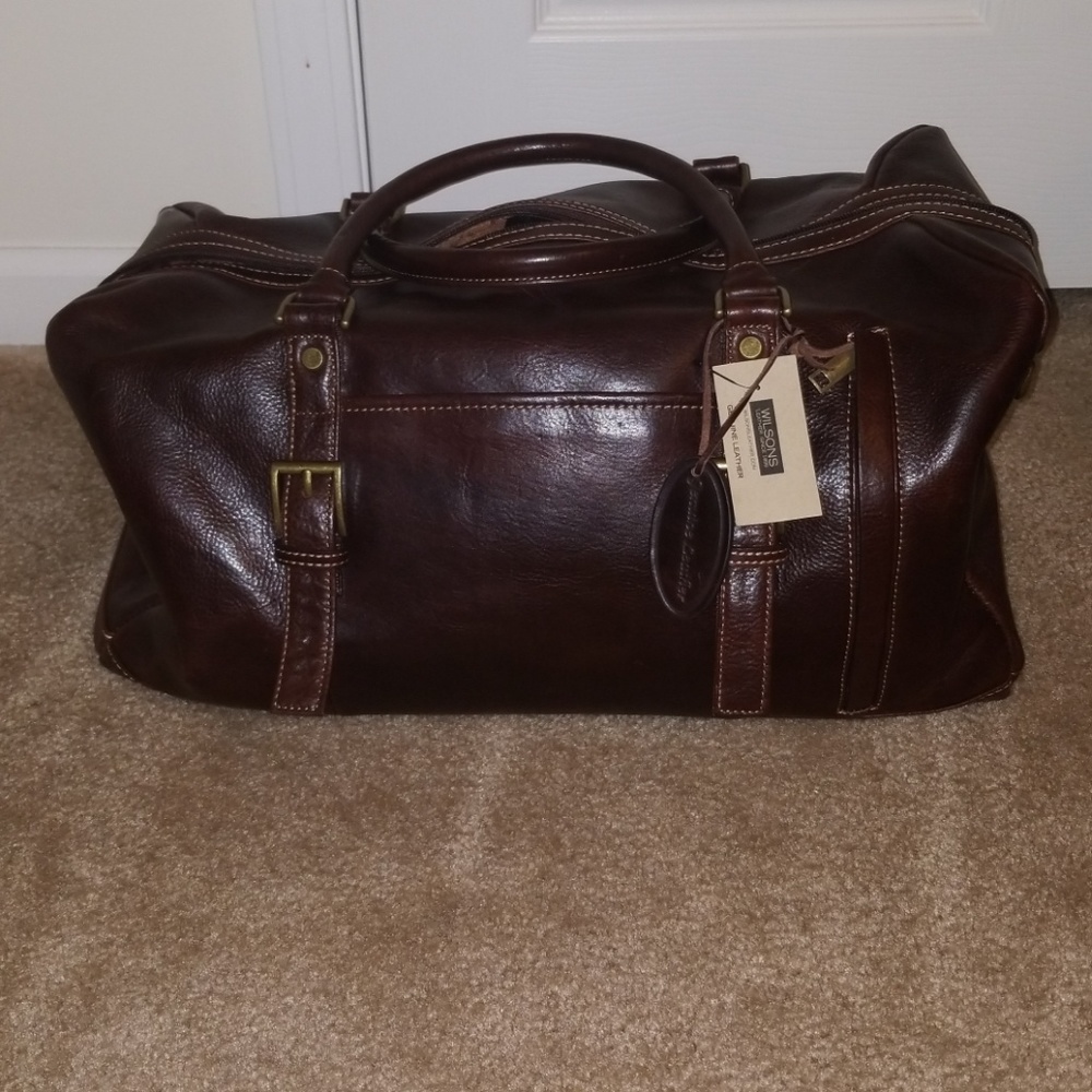 Wilson's Leather Duffle Bag